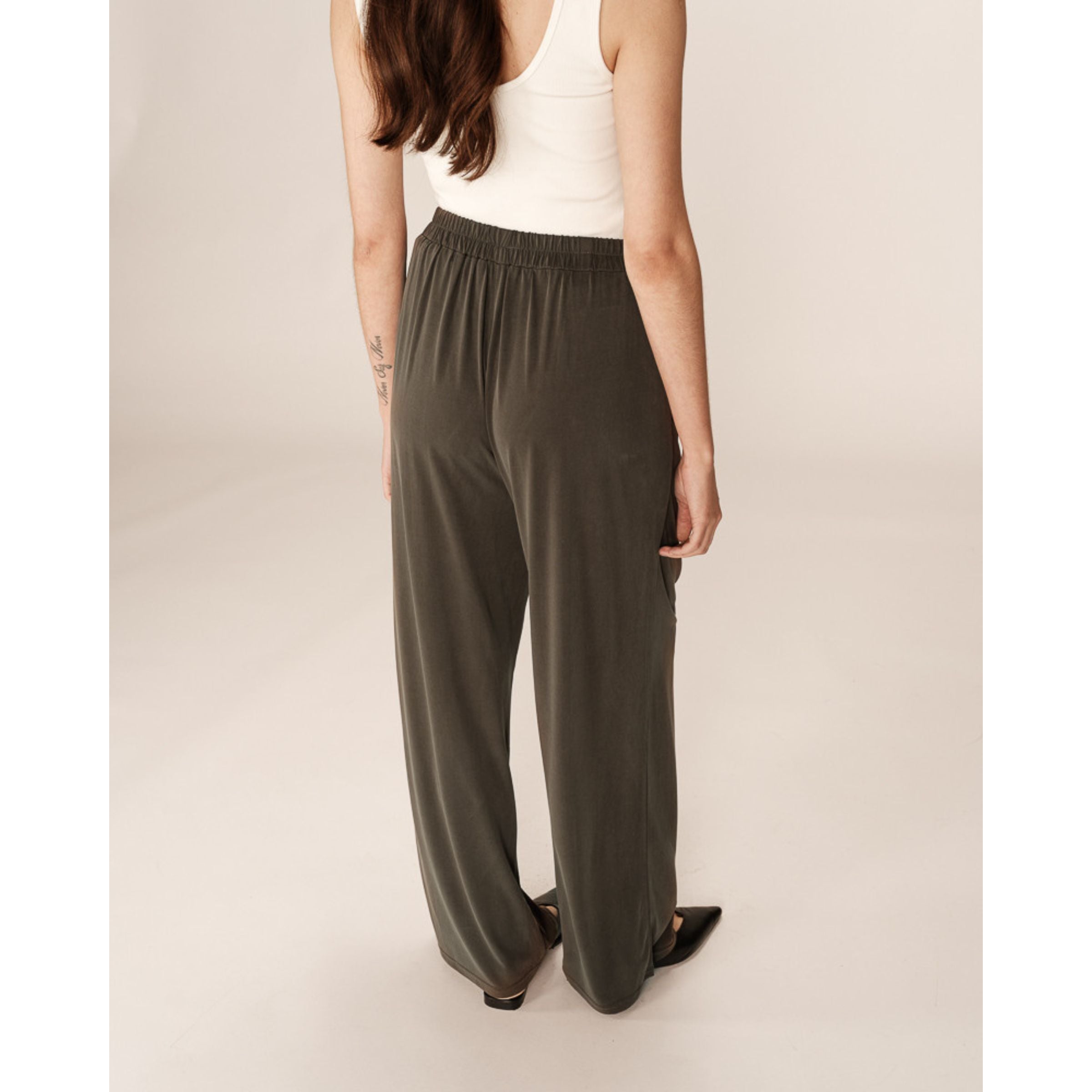 Pax Modal Trousers — Khaki