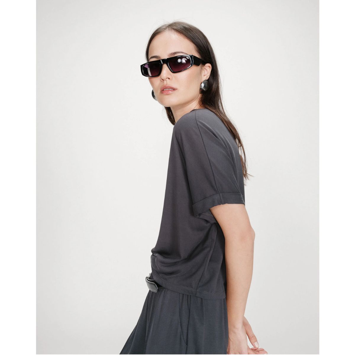 Parma Oversized Modal Tee — Marine - Public Mercantile