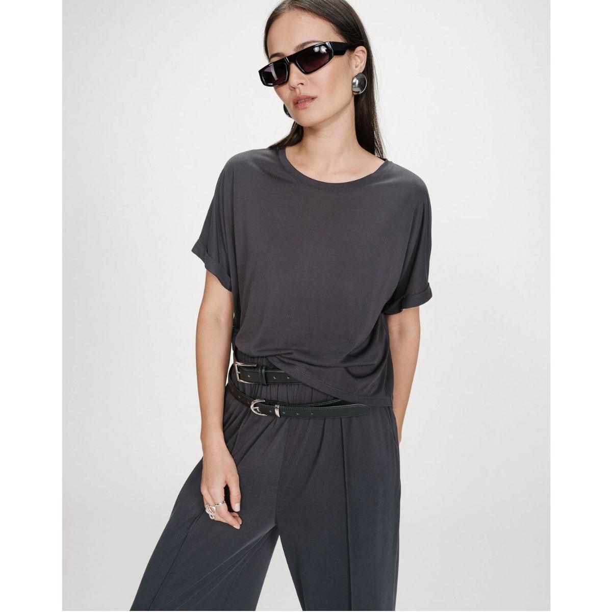Parma Oversized Modal Tee — Marine - Public Mercantile