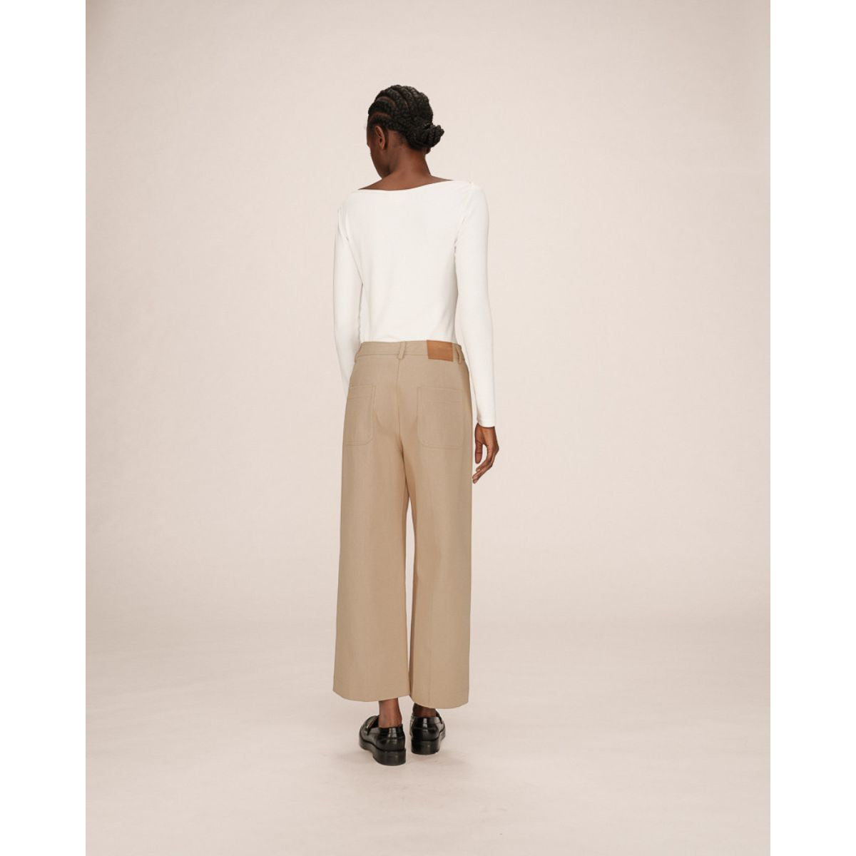 Pull Natalino en mélange d'alpaga — Écru