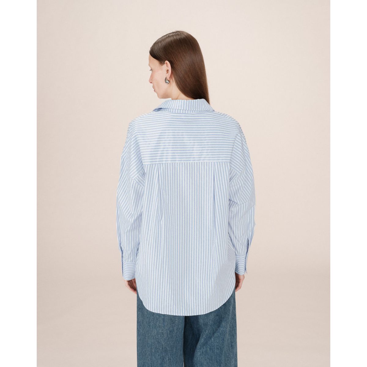 Sully Button-Up Shirt — Blueberry