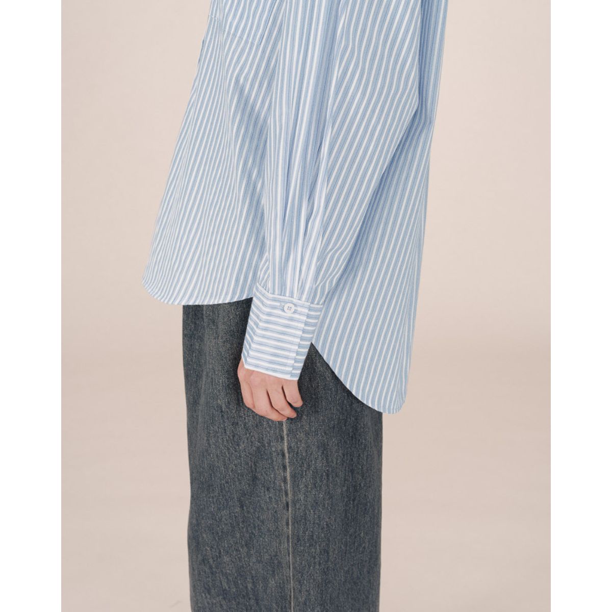 Sully Button-Up Shirt — Blueberry