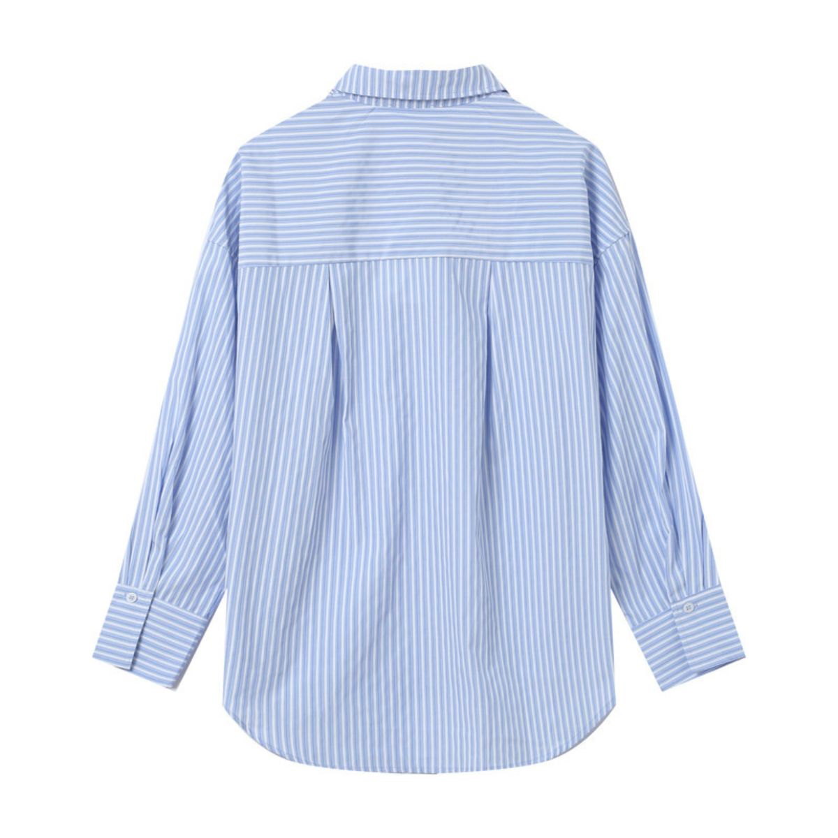 Sully Button-Up Shirt — Blueberry