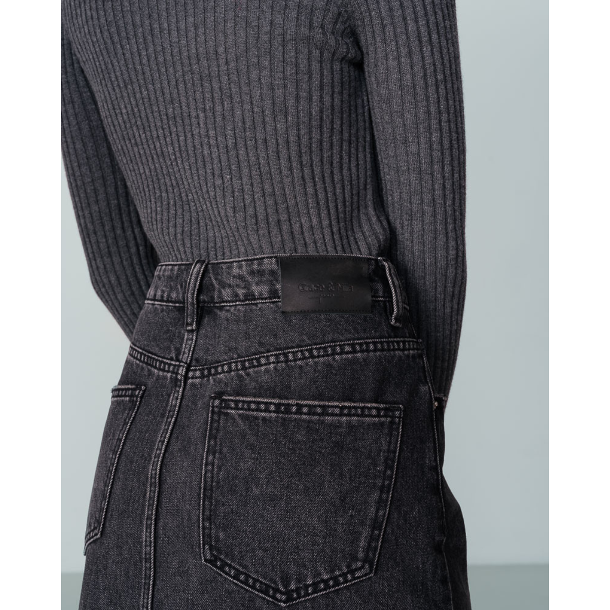 Grace & Mila Paris Next Skirt — Noir - Public Mercantile