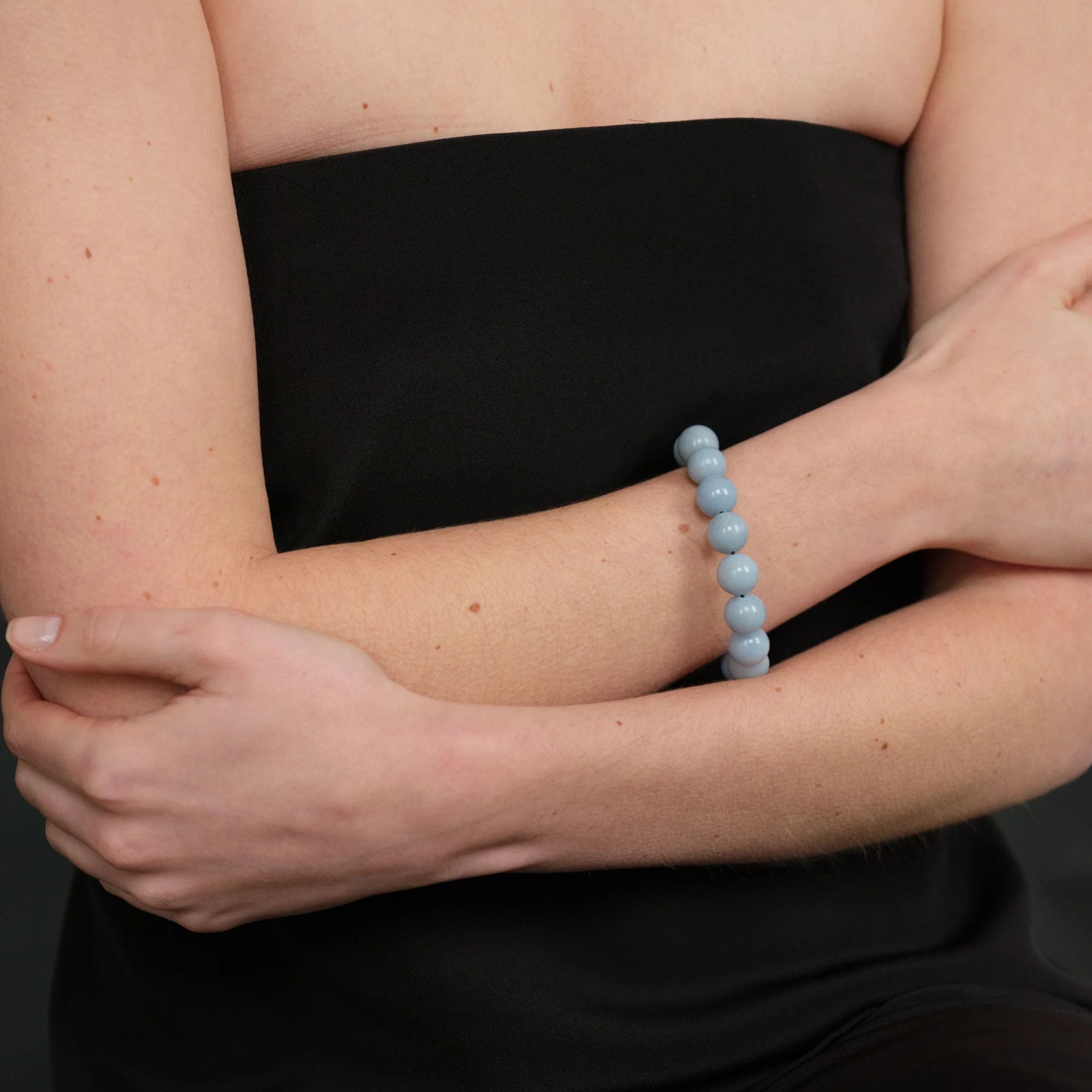 Bracelet Angélite Grande Boule — Lisbeth