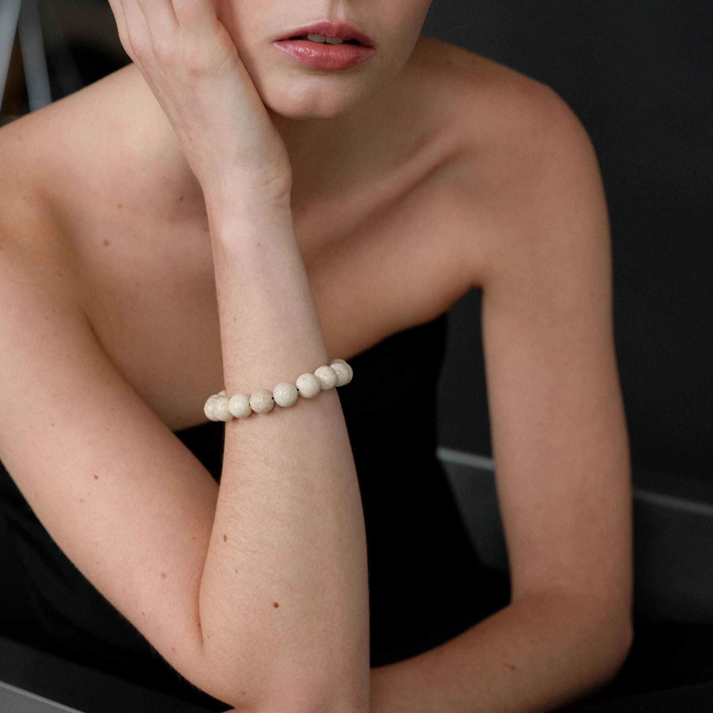Bracelet Grande Boule Riverstone — Lisbeth