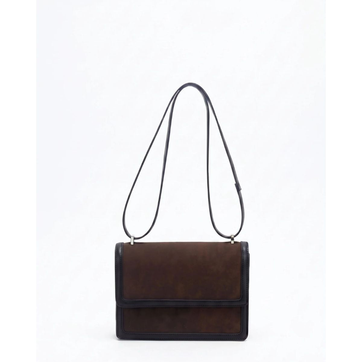 HVISK Callie Brushed Crossbody Bag — Brown Umber - Public Mercantile
