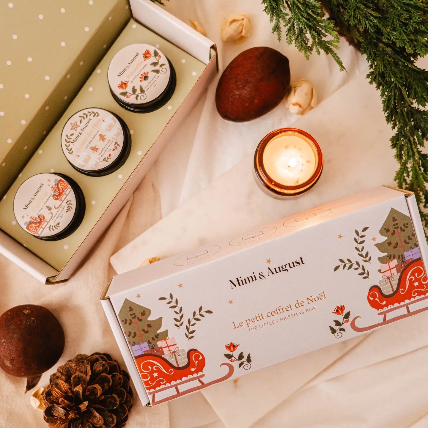Holiday Candle Gift Box - Set of 3 - Public Mercantile