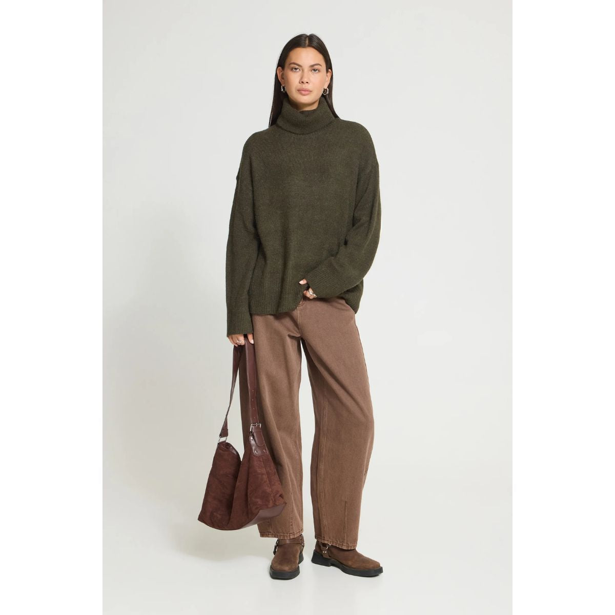 Kamara Turtleneck Sweater — Rosin