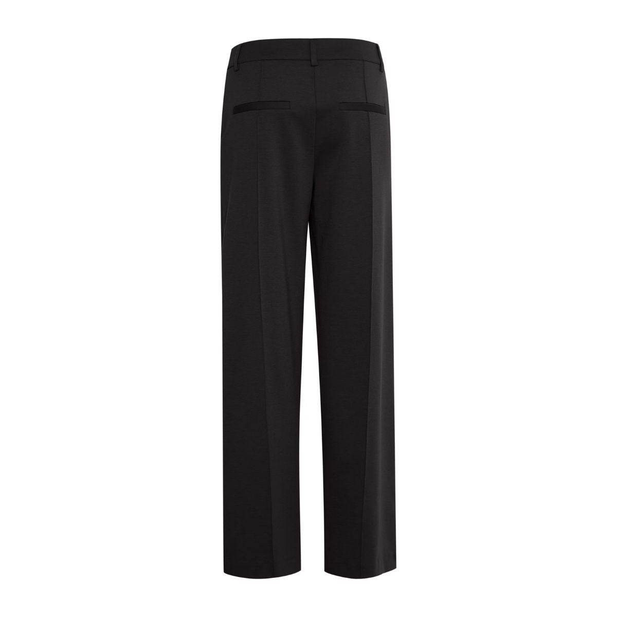 Pantalon ICHI Copenhagen Kate Jacquard - Chevrons noir/lézard
