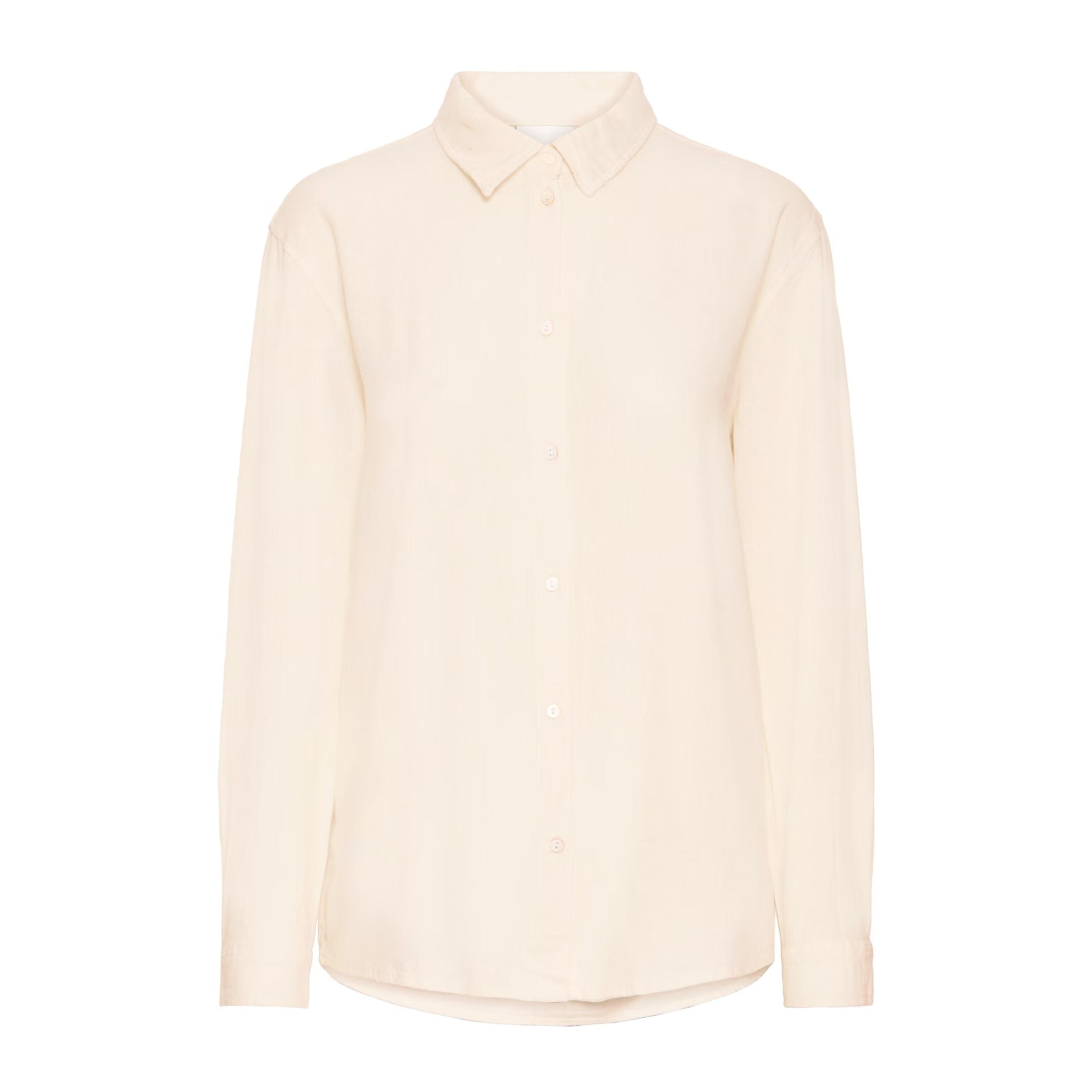 Linno Button-Down Shirt — Ecru