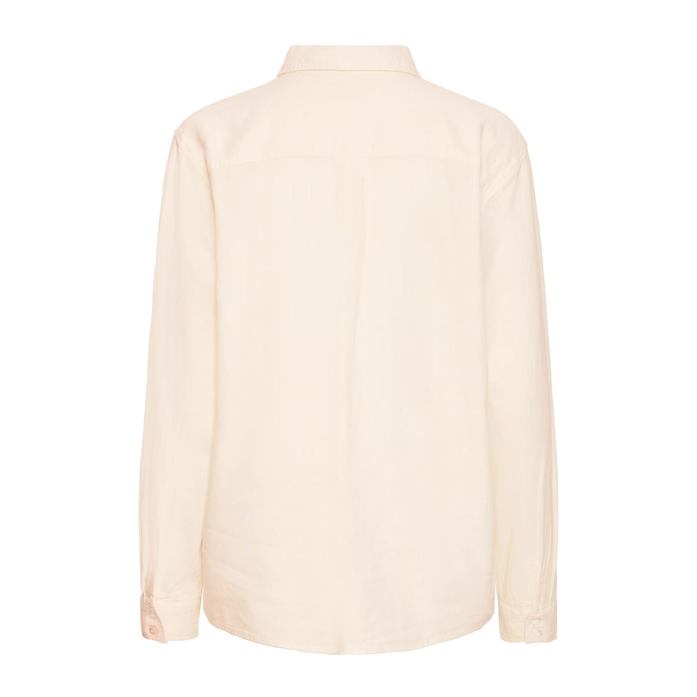 Linno Button-Down Shirt — Ecru