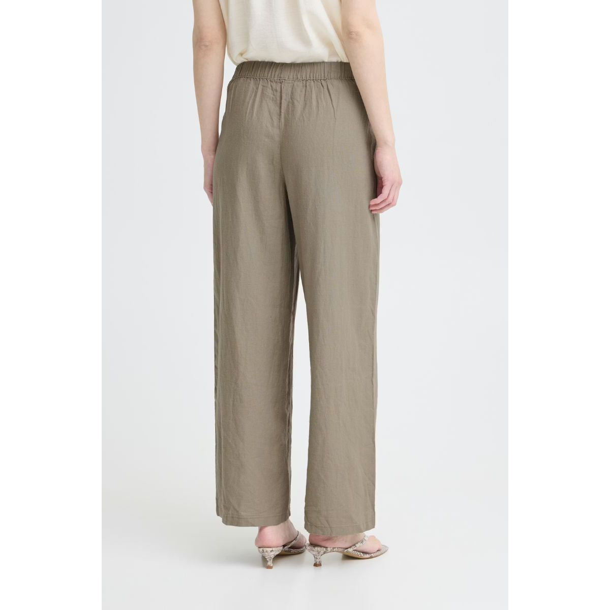 Linno Linen Pants — Timber Wolf - Public Mercantile