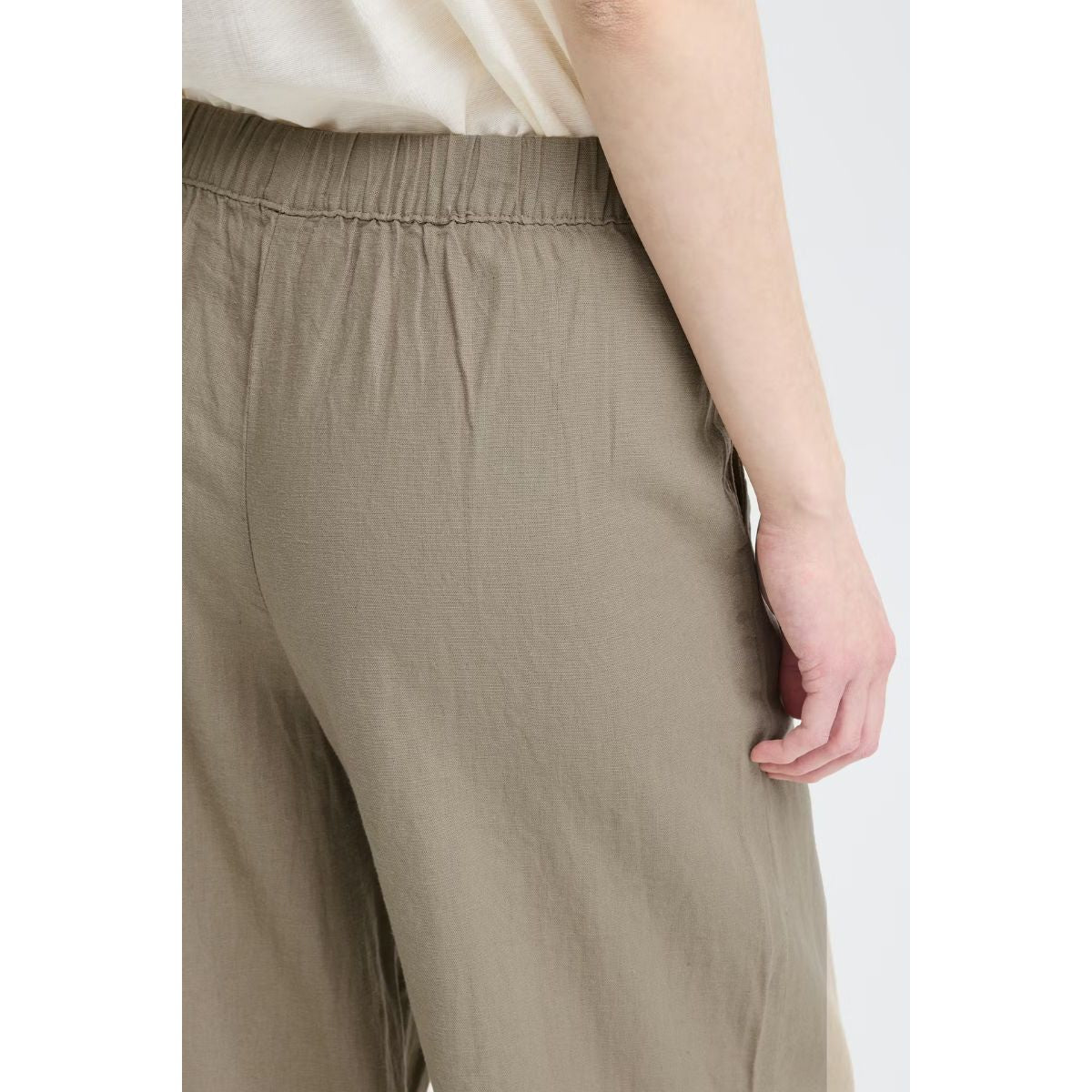 Linno Linen Pants — Timber Wolf - Public Mercantile