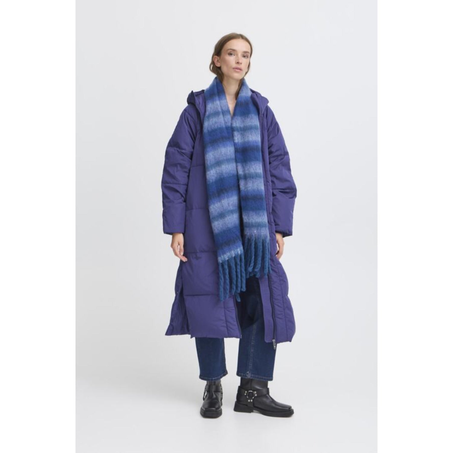 ICHI Copenhagen Catalin Écharpe — Violet Impérial