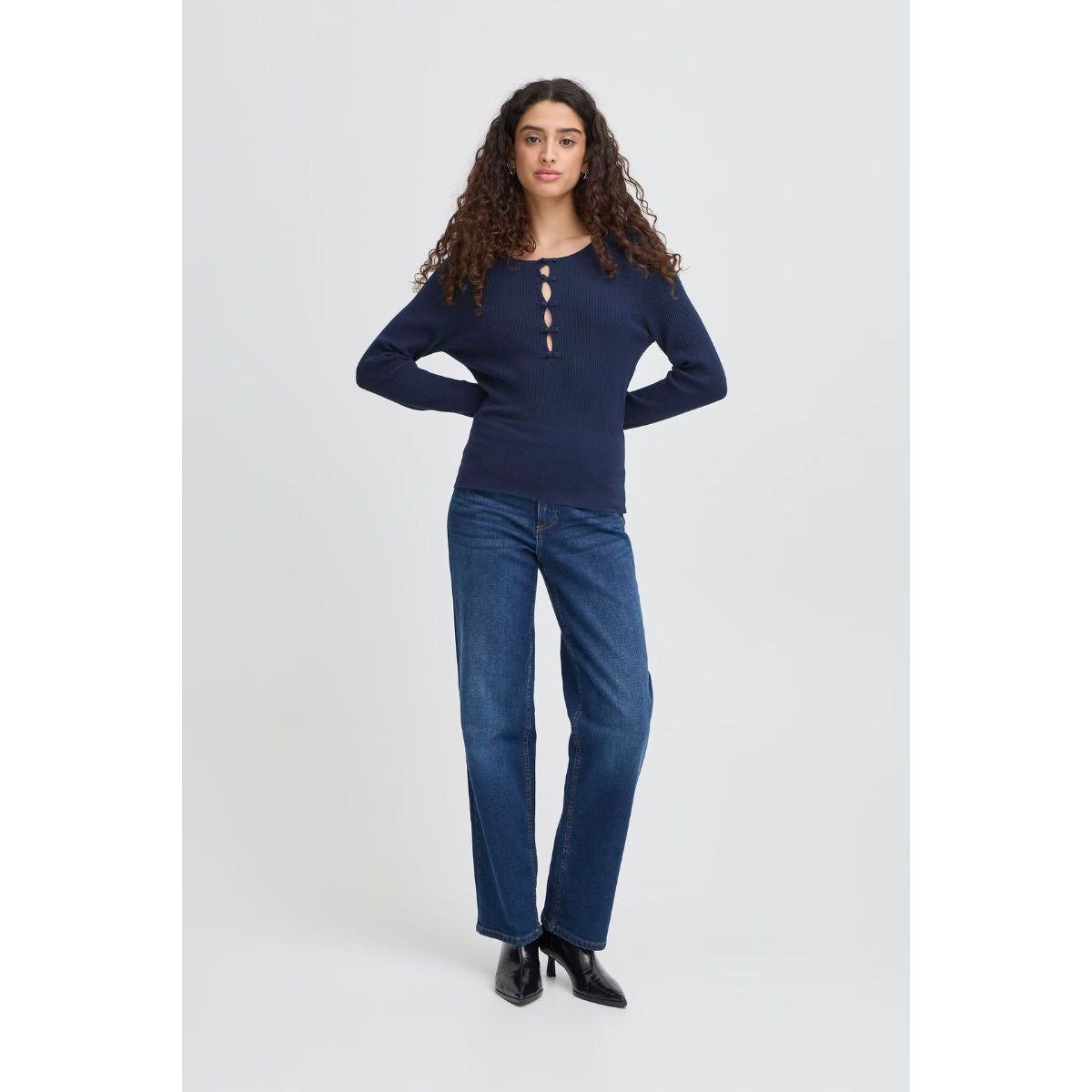 Chemise boutonnée Linno — Écru