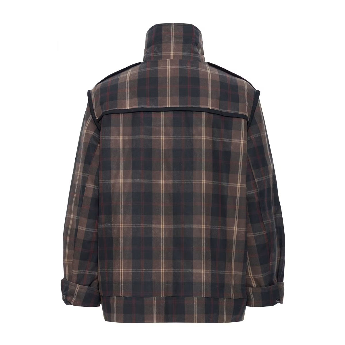 Toronto Cotton Jacket — Navy Plaid - Public Mercantile