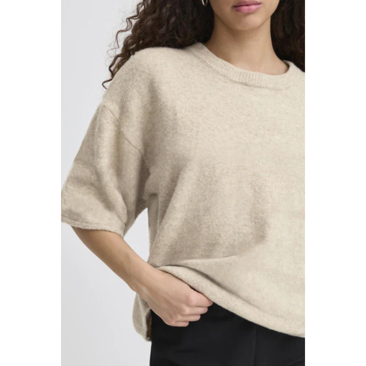 Chemise boutonnée Linno — Écru