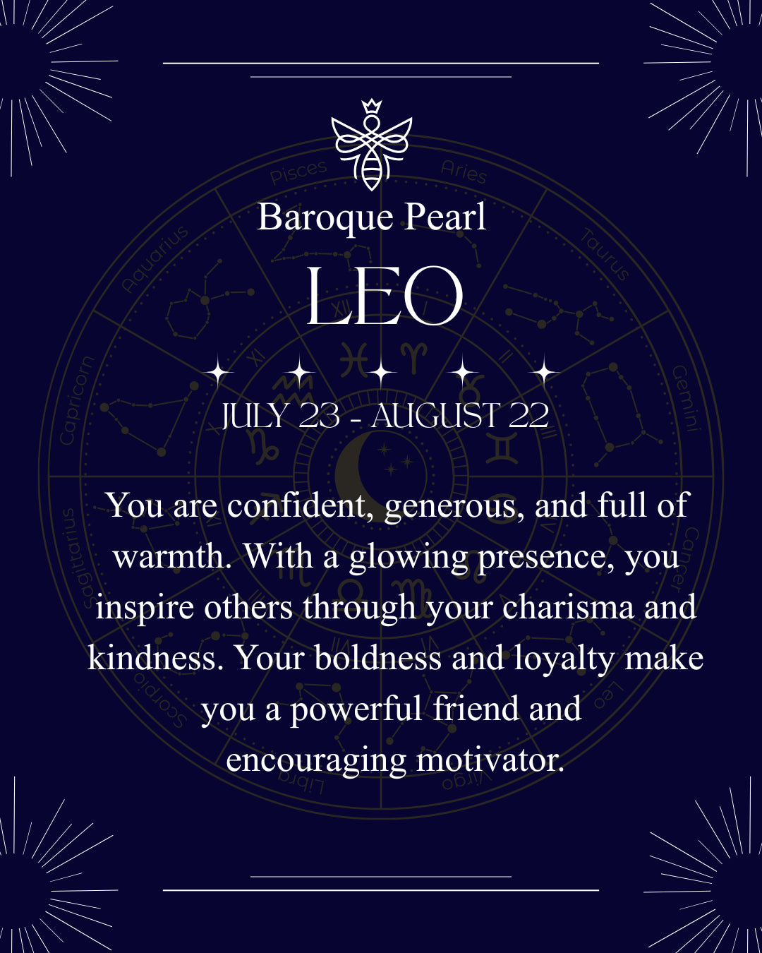 Astrology Zodiac Talisman Necklace – Leo