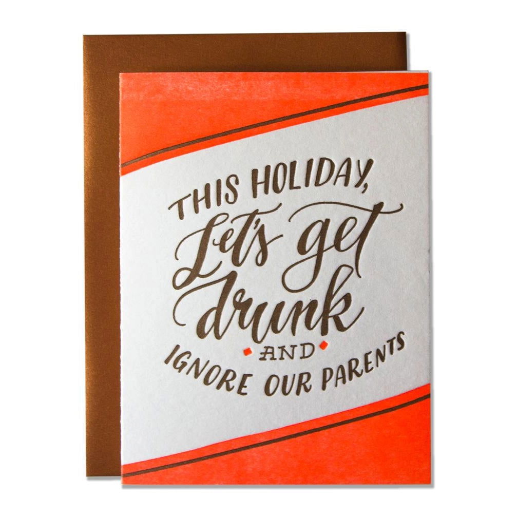 Ignore Our Parents Holiday Card - Public Mercantile