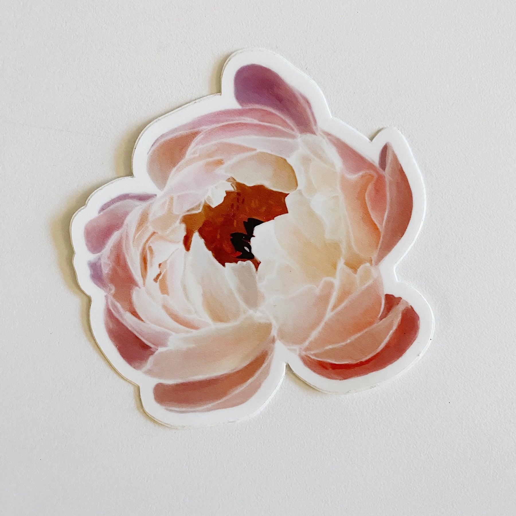 Autocollant en vinyle Pivoine Kate & Campbell
