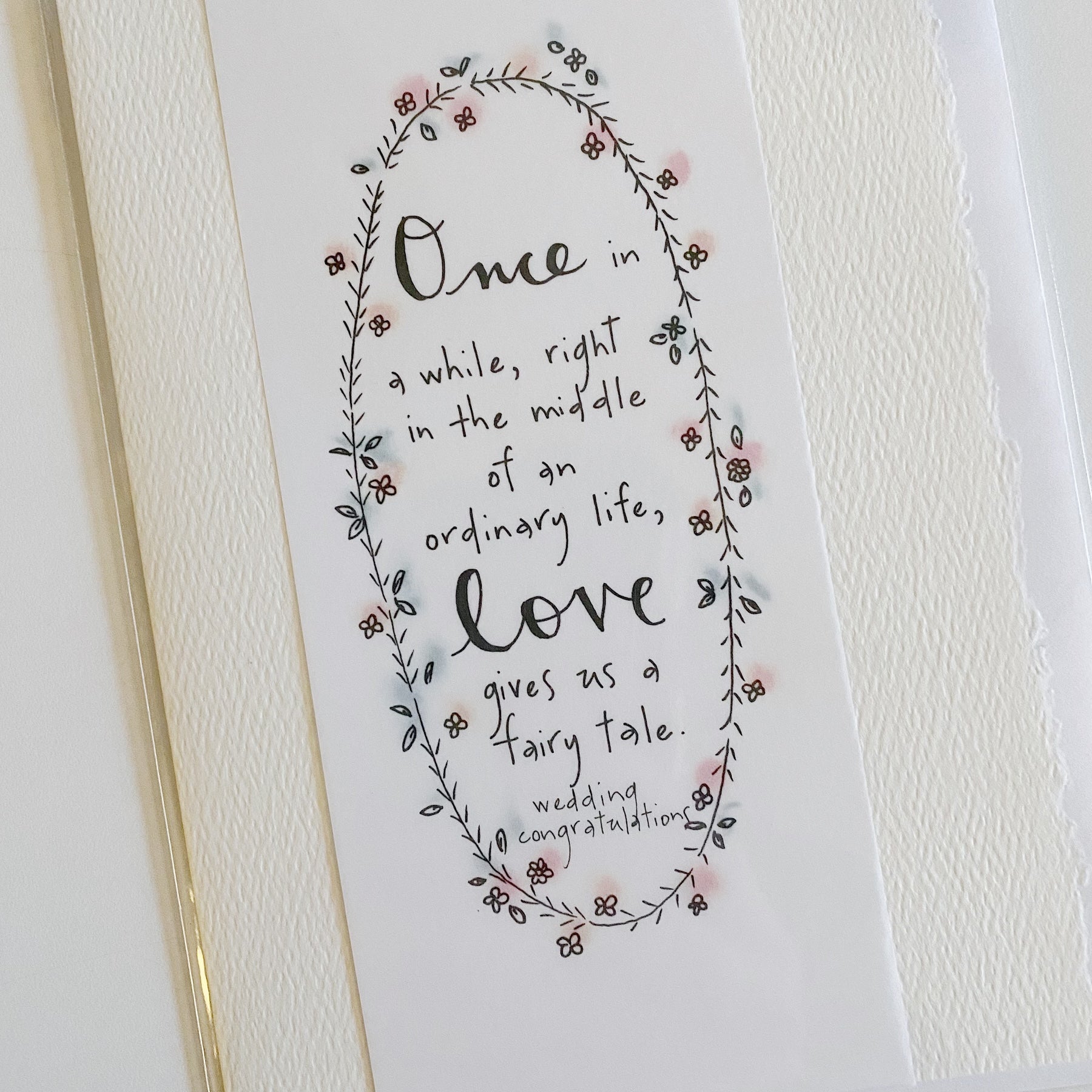 Carte de mariage de Kate et Campbell