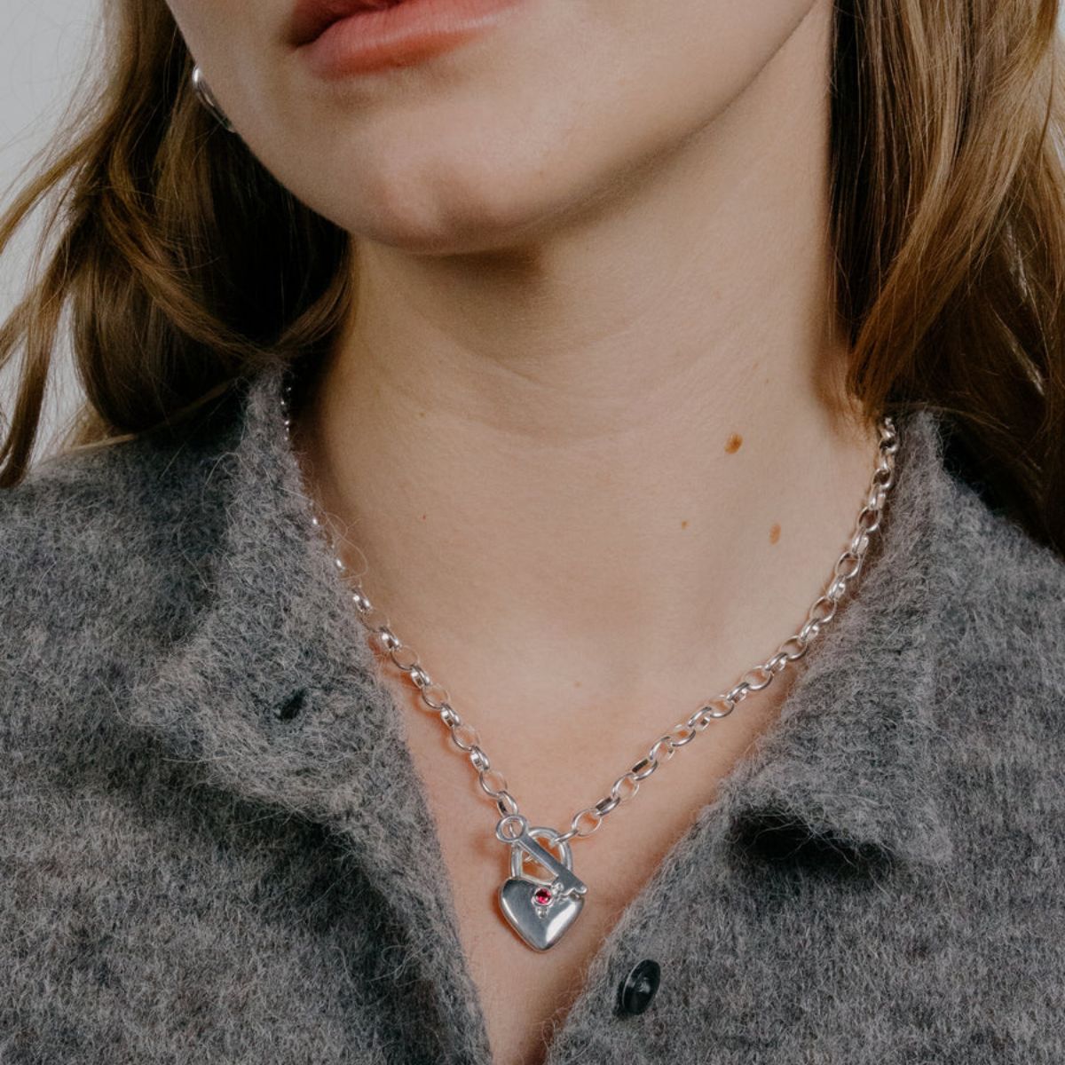 Loula Necklace Silver - Kara Yoo - Public Mercantile