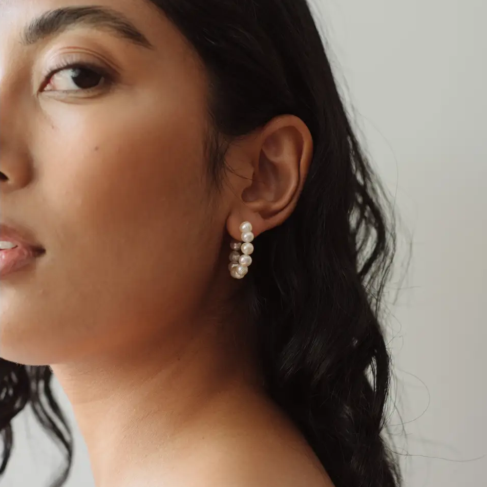 Michelle Pearl Hoops - Kara Yoo - Public Mercantile