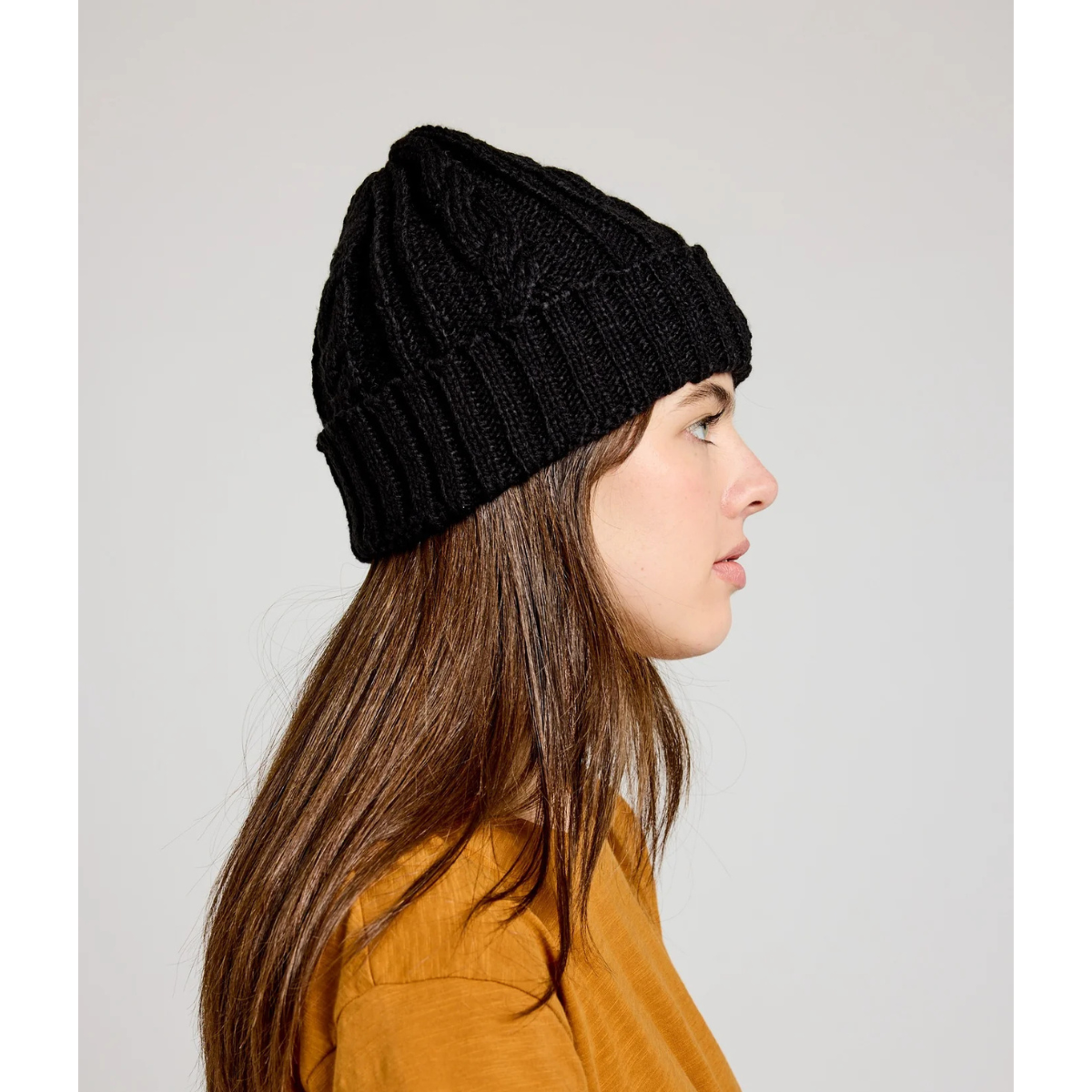 Known Supply Cable Knit Toque - Black - Public Mercantile