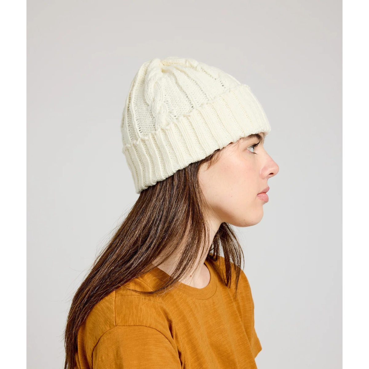 Known Supply Cable Knit Toque - Stone - Public Mercantile