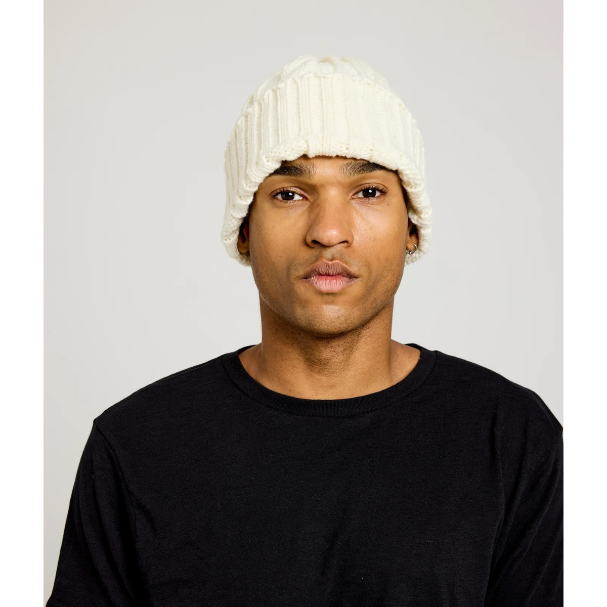 Known Supply Cable Knit Toque - Stone - Public Mercantile