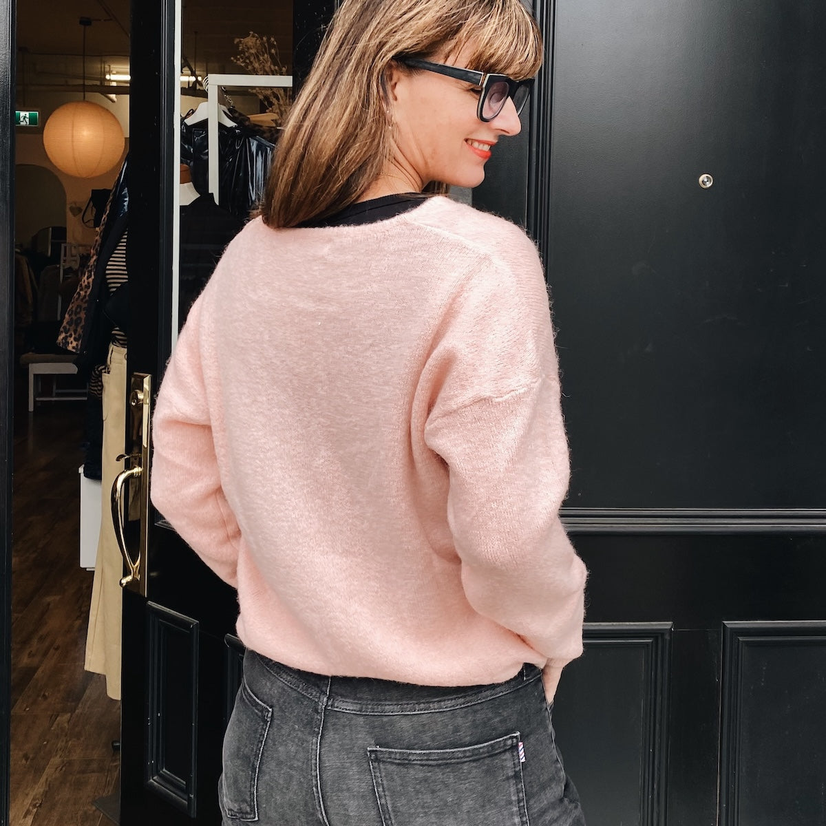 Melodie Alpaca Sweater â Dusty Rose