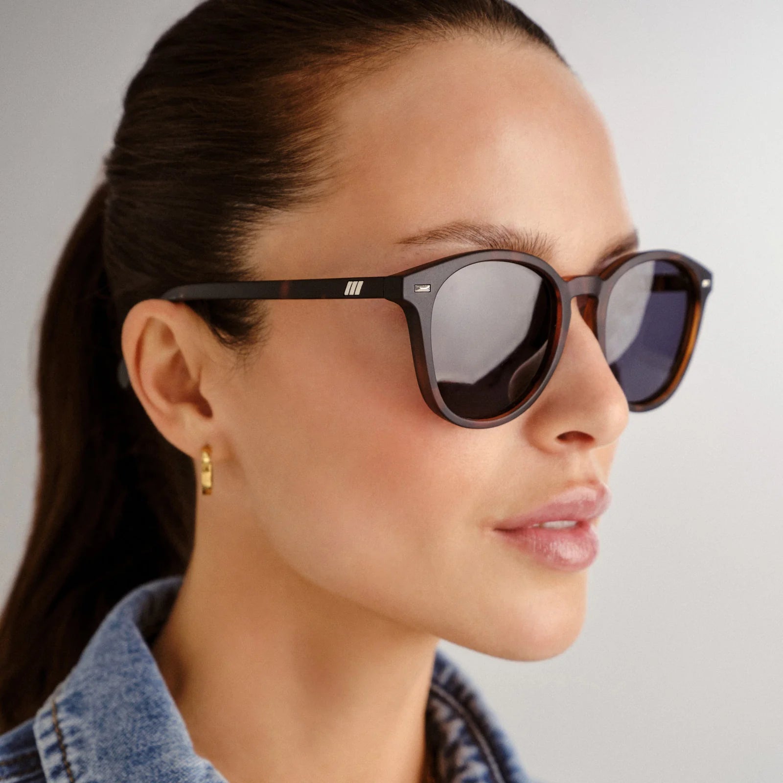 Le Specs Bandwagon Sunglasses | Matte Tortoise Polarized