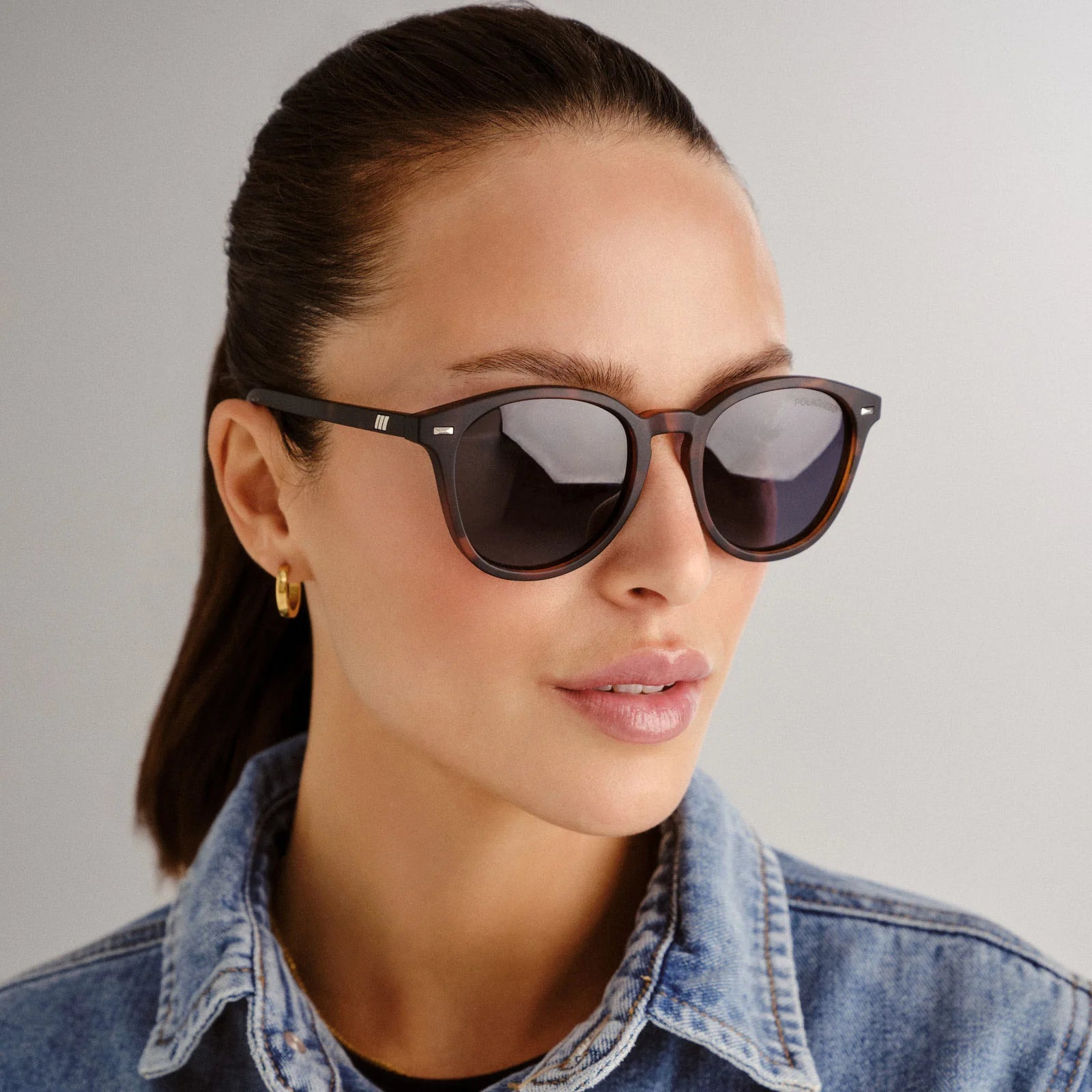 Le Specs Bandwagon Sunglasses | Matte Tortoise Polarized