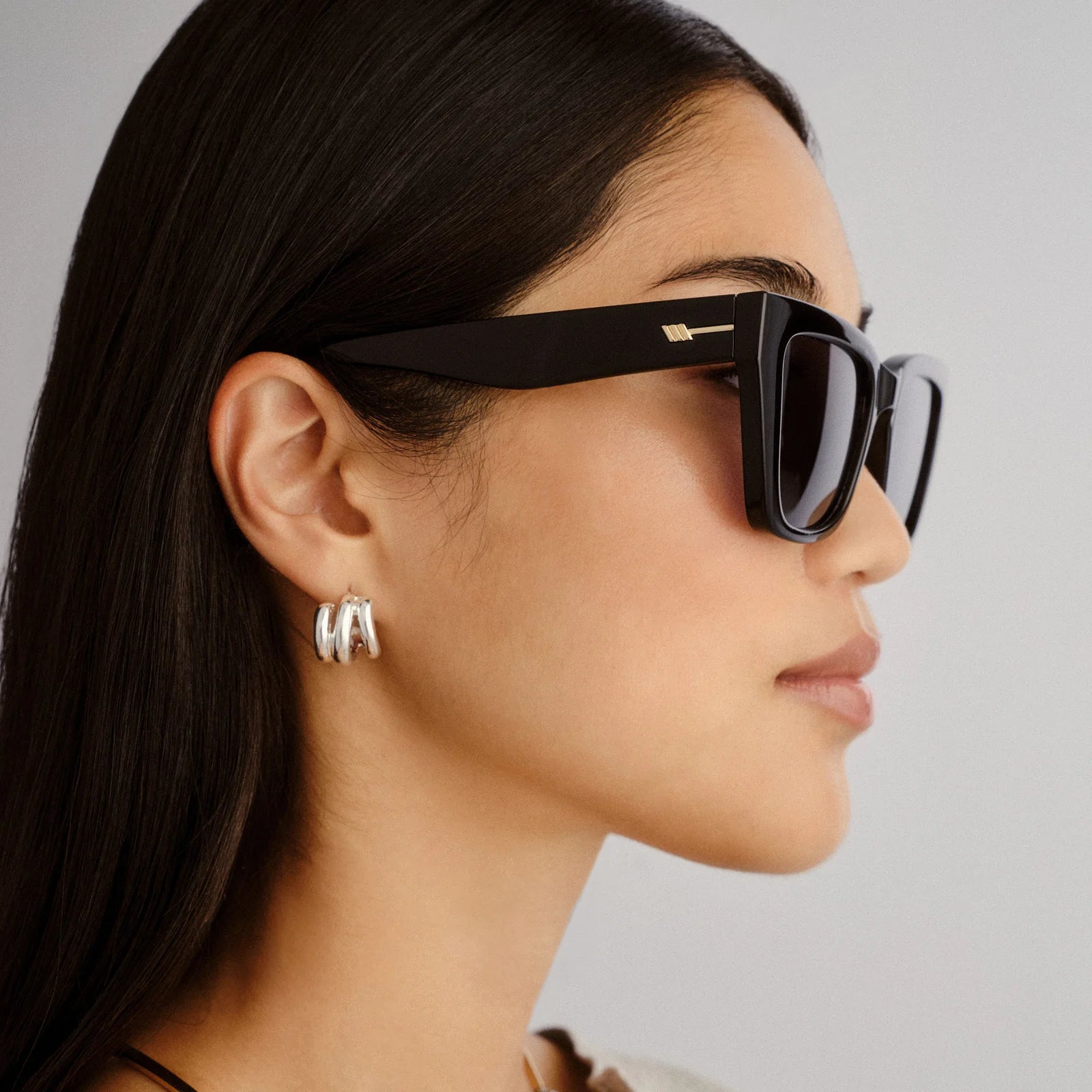 Le Specs Le Coeur Sunglasses | Black Polarized