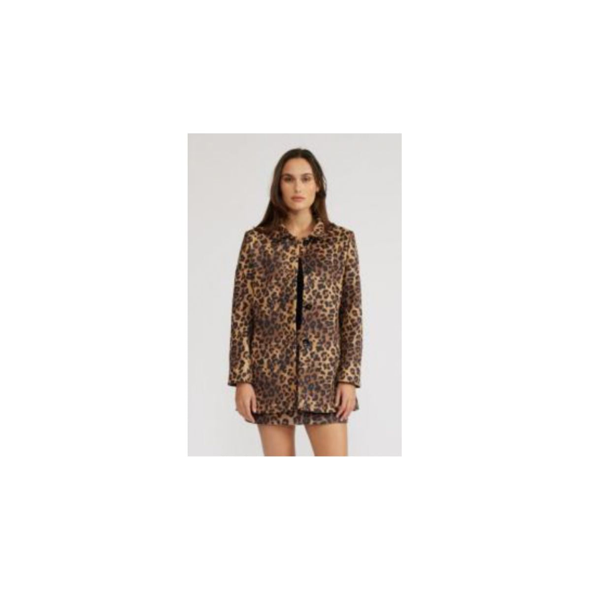 Leopard Animal Print Coat