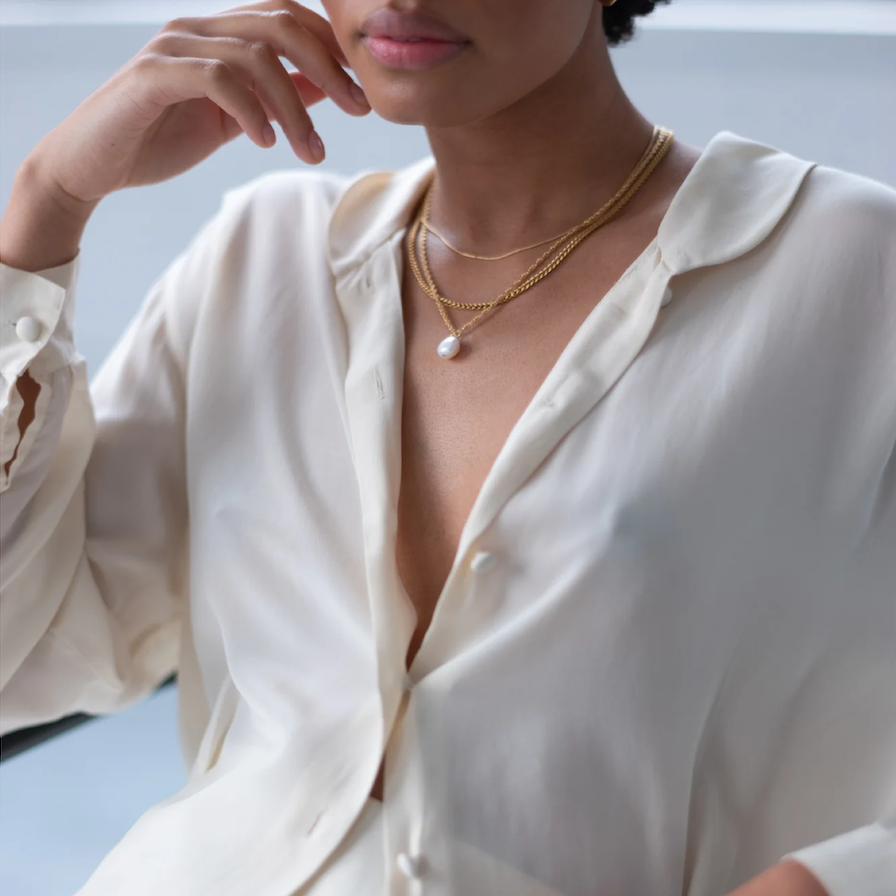 Lillibet Gold Necklace — Lisbeth