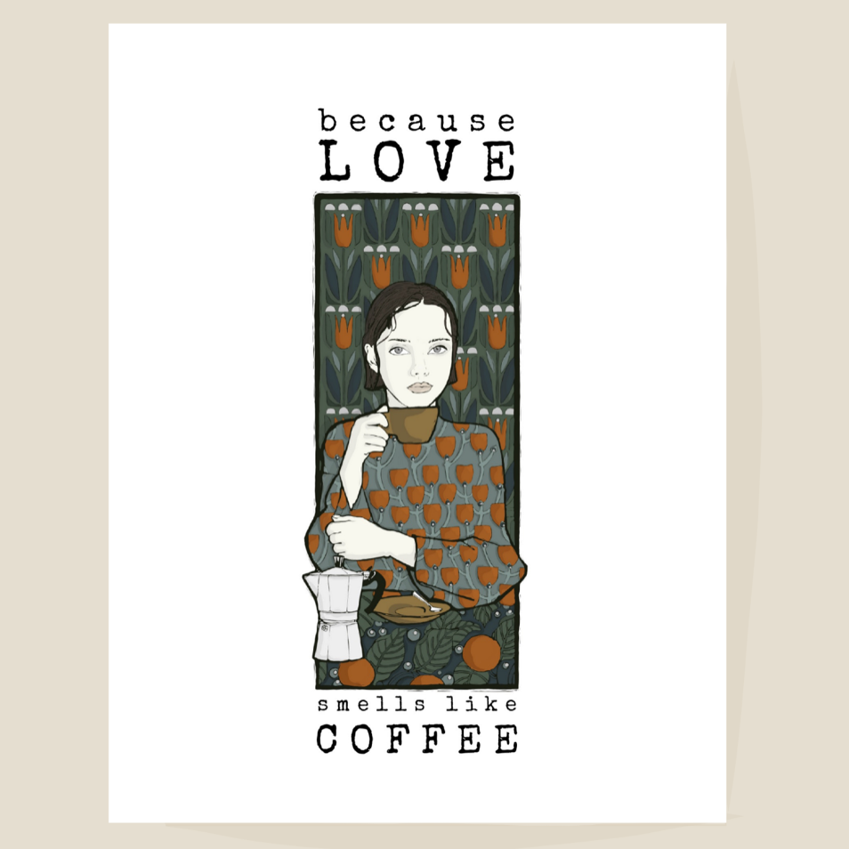 Love and Coffee - Everyday Joy card - Public Mercantile