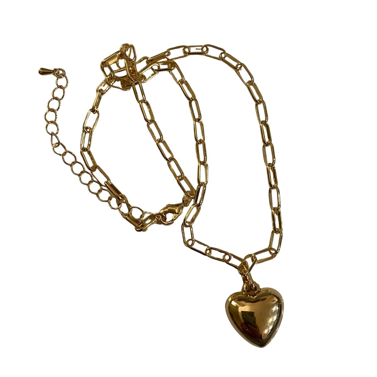Lucy Heart Necklace — Gold - Public Mercantile