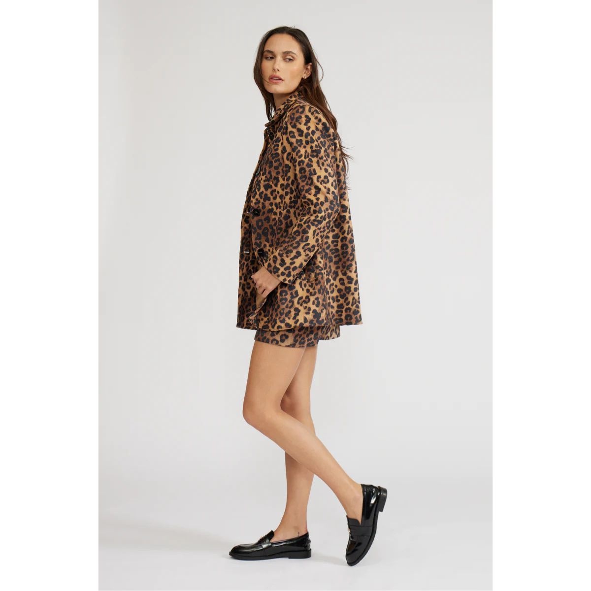 Leopard Animal Print Coat