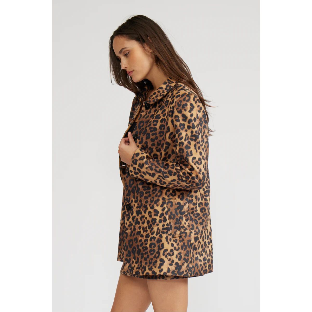 Leopard Animal Print Coat