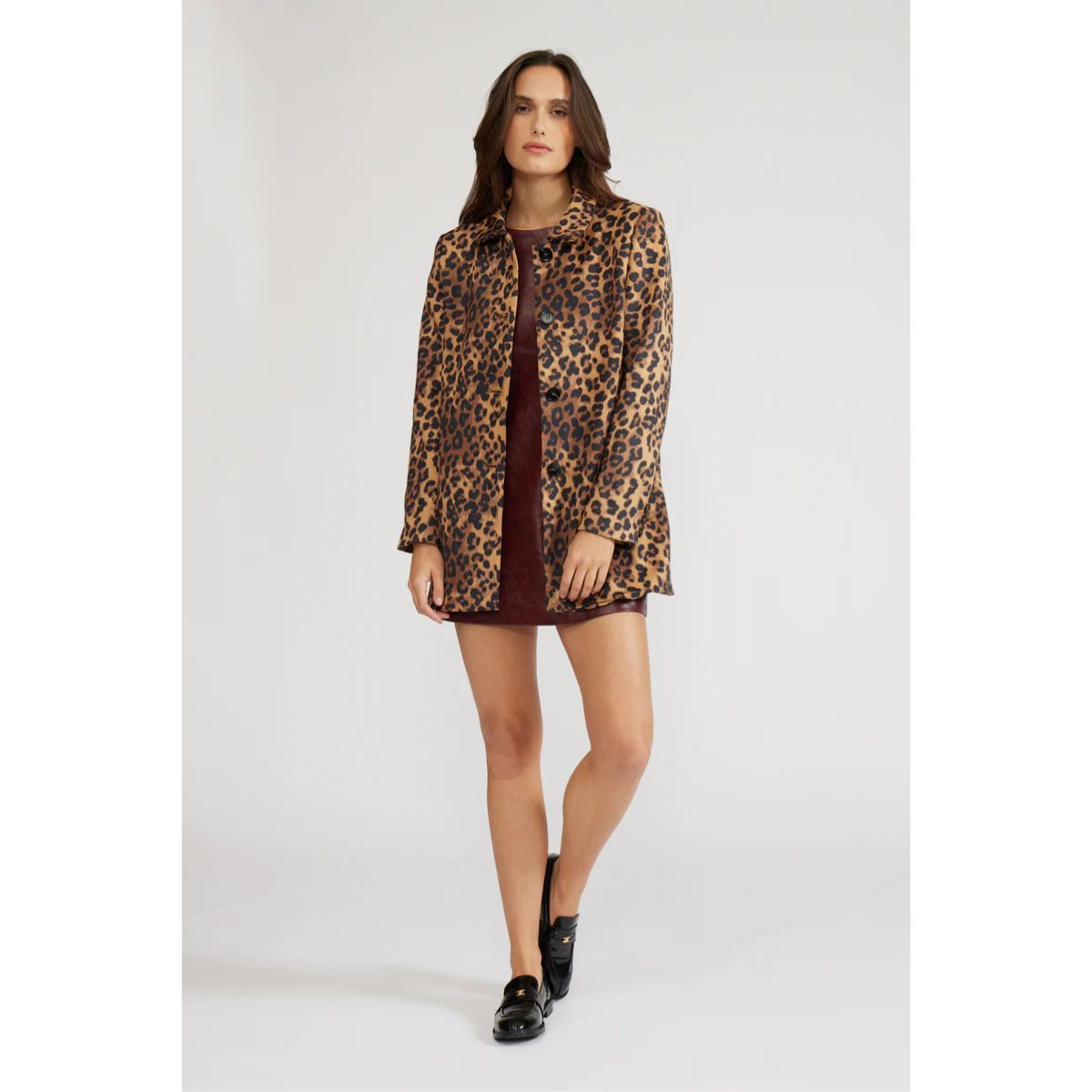 Leopard Animal Print Coat