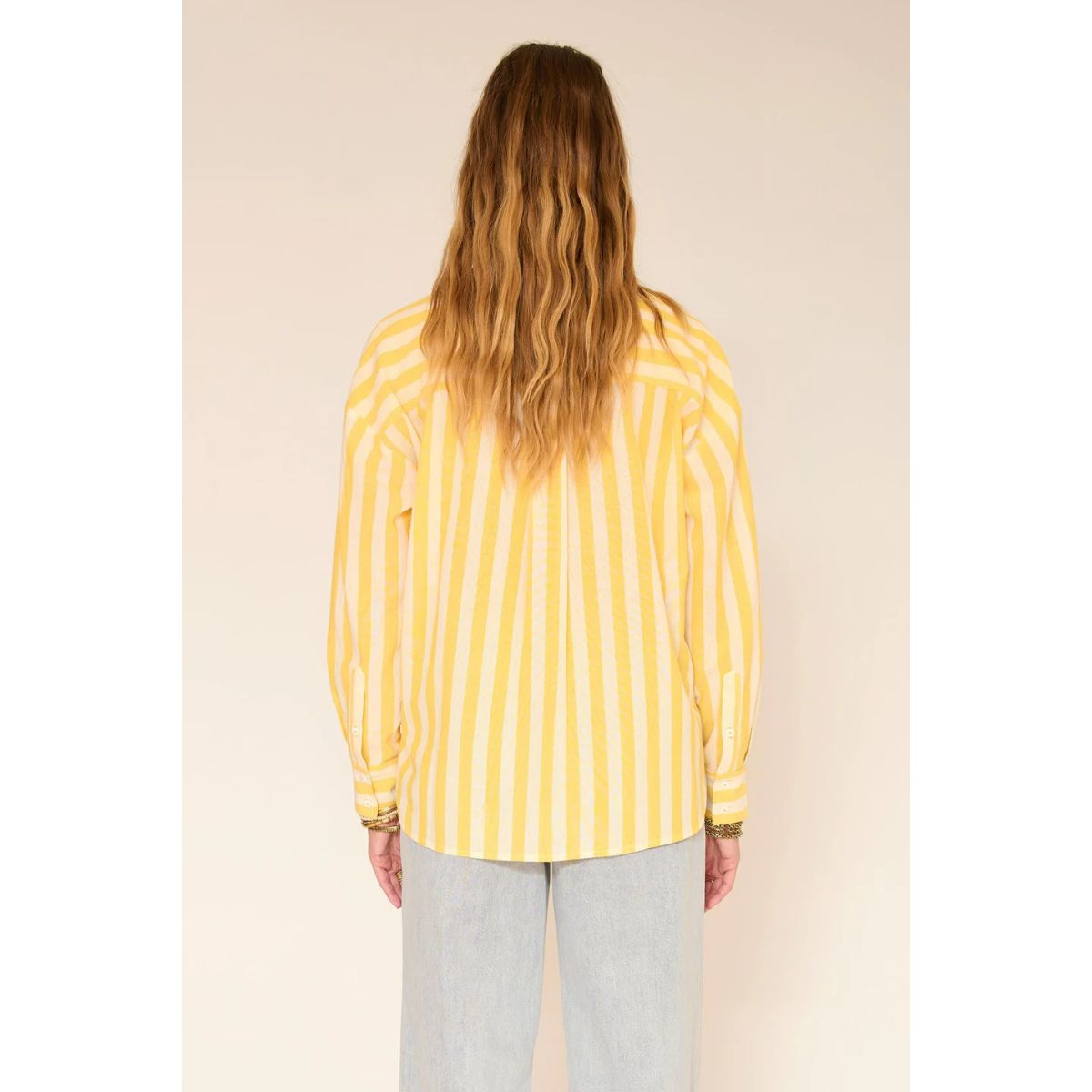 Curtis Cotton Striped Blouse — Yellow Sun - Public Mercantile