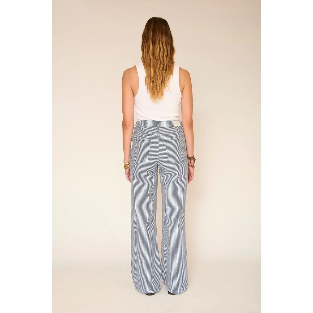 Jagger Portofino Stripe Jean — Blue - Public Mercantile