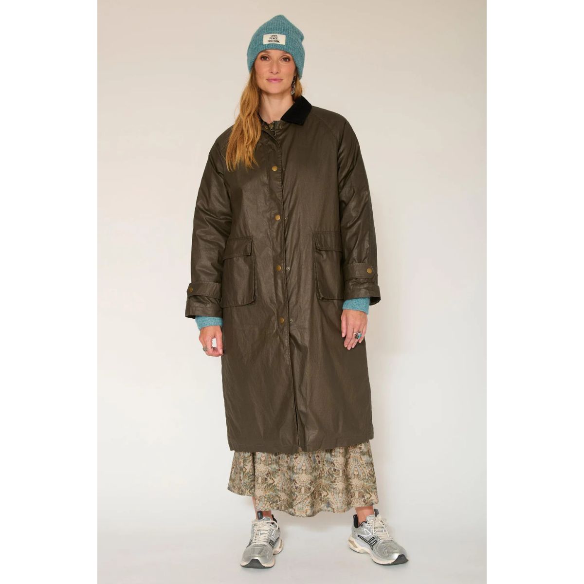 Magnus Long Coat — Khaki