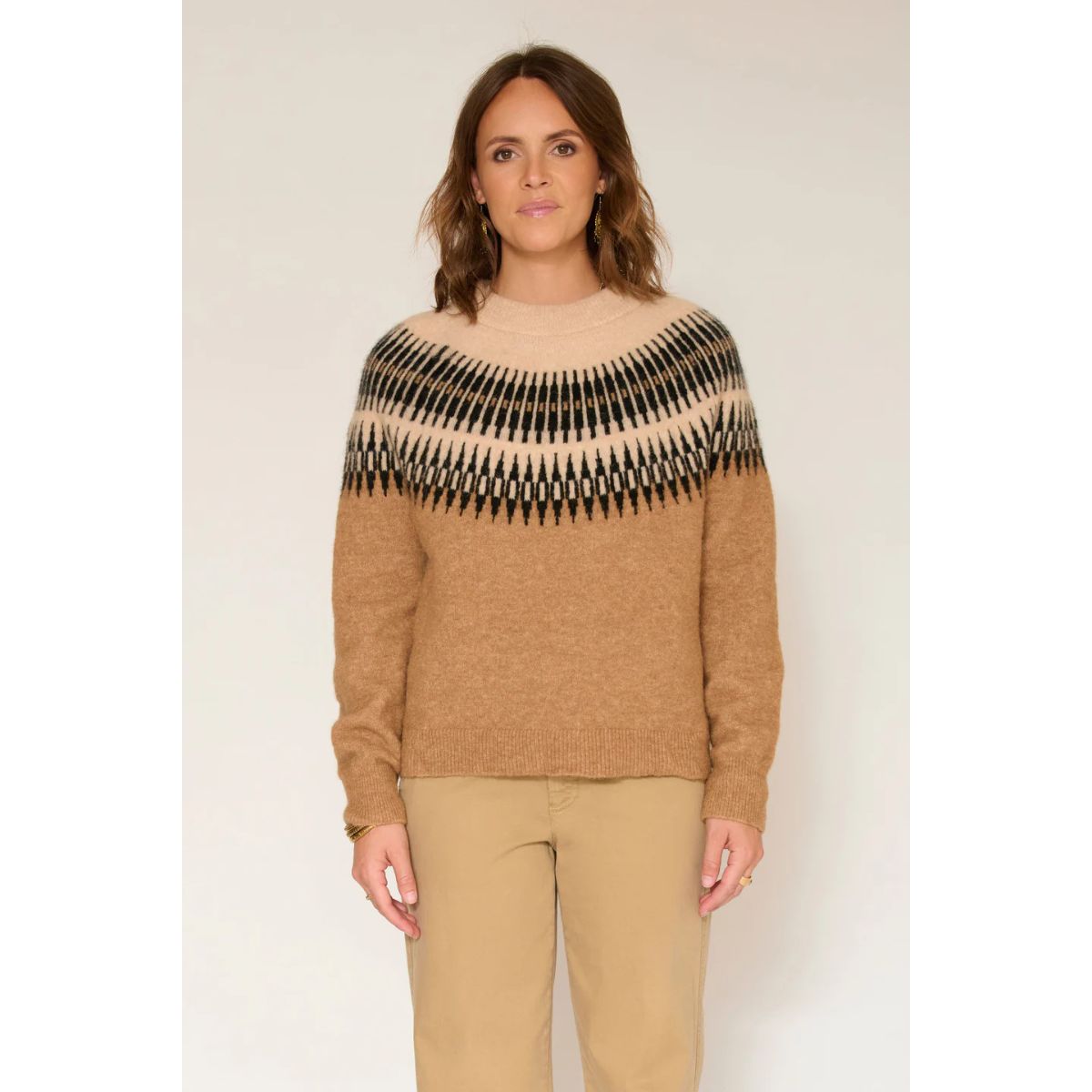 Kerfo Wool Sweater — Camel