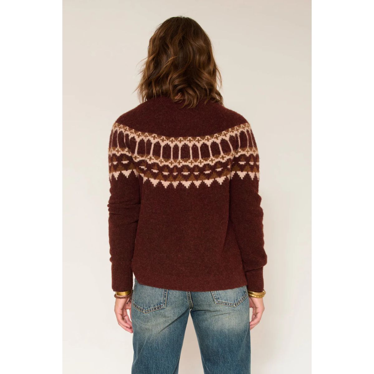 Kiry Wool Sweater — Burgandy