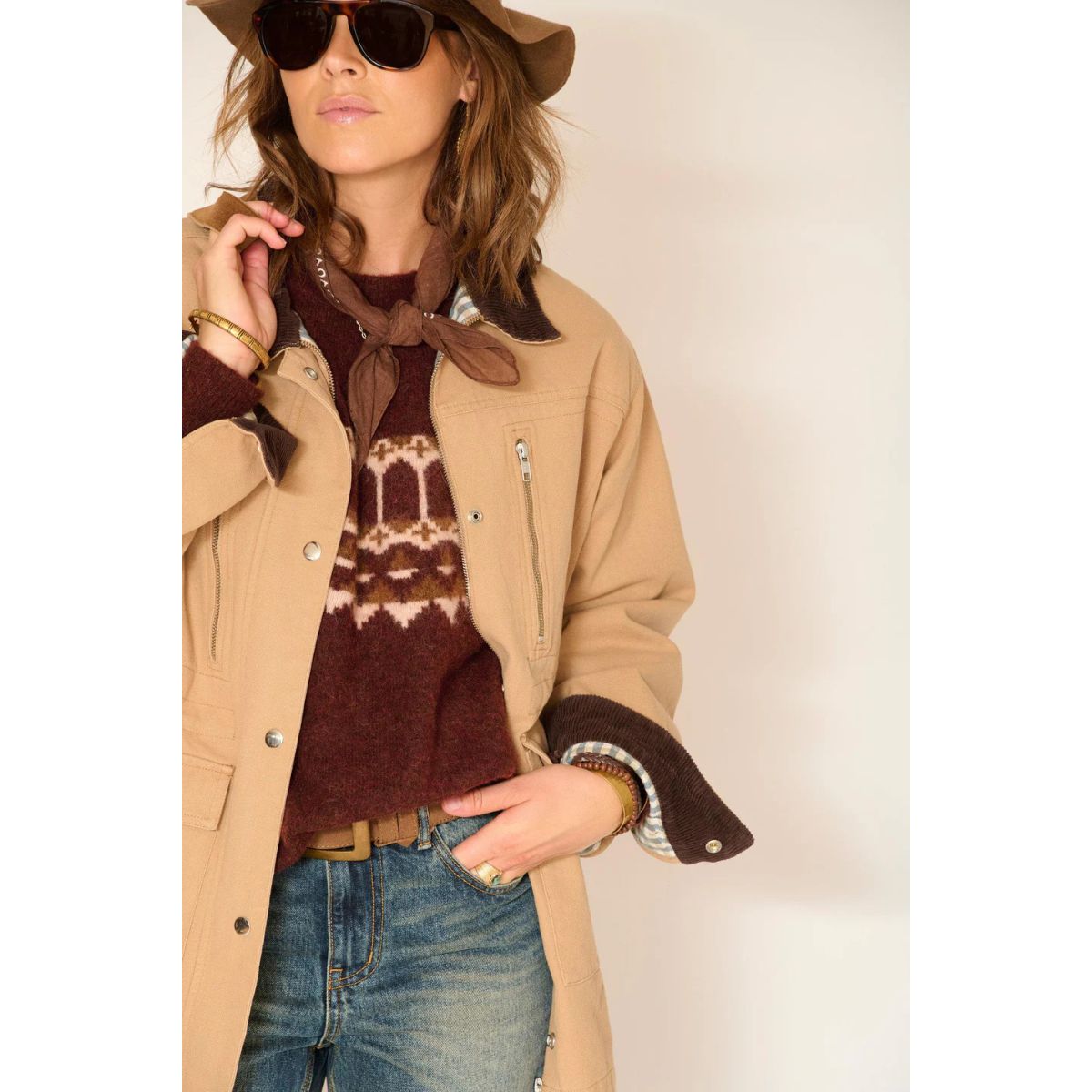 Madina Jacket — Sand