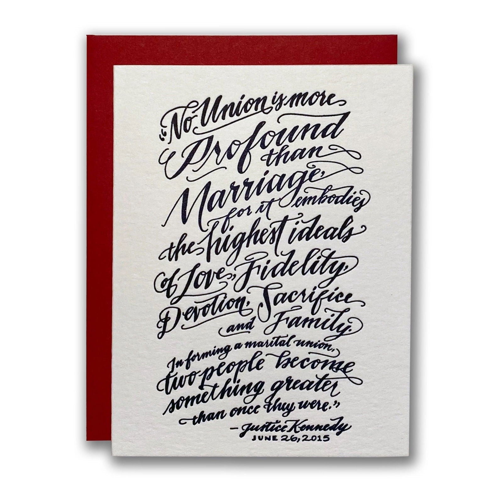 Marriage Equality Card - Public Mercantile