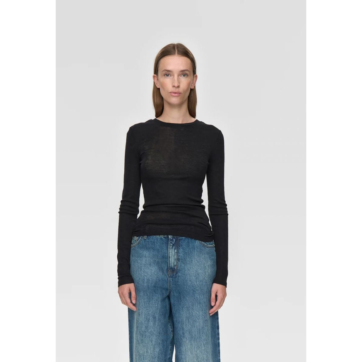 Minimum Natasha Merino Wool Jumper â Black